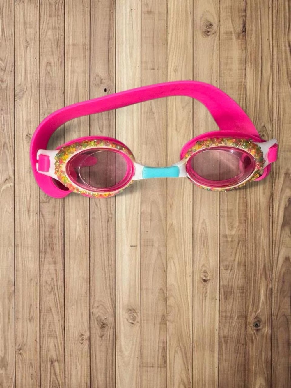 pink goggles